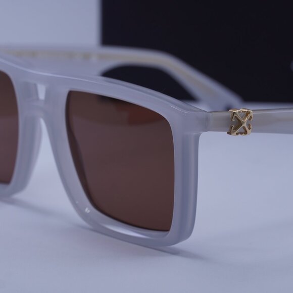 Off-White OERI13W STRATFORD 0964 Square Sunglasses – Grey/Brown - Picture 3 of 9